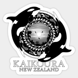 Orca Killer whales Kaikoura New Zealand Sticker